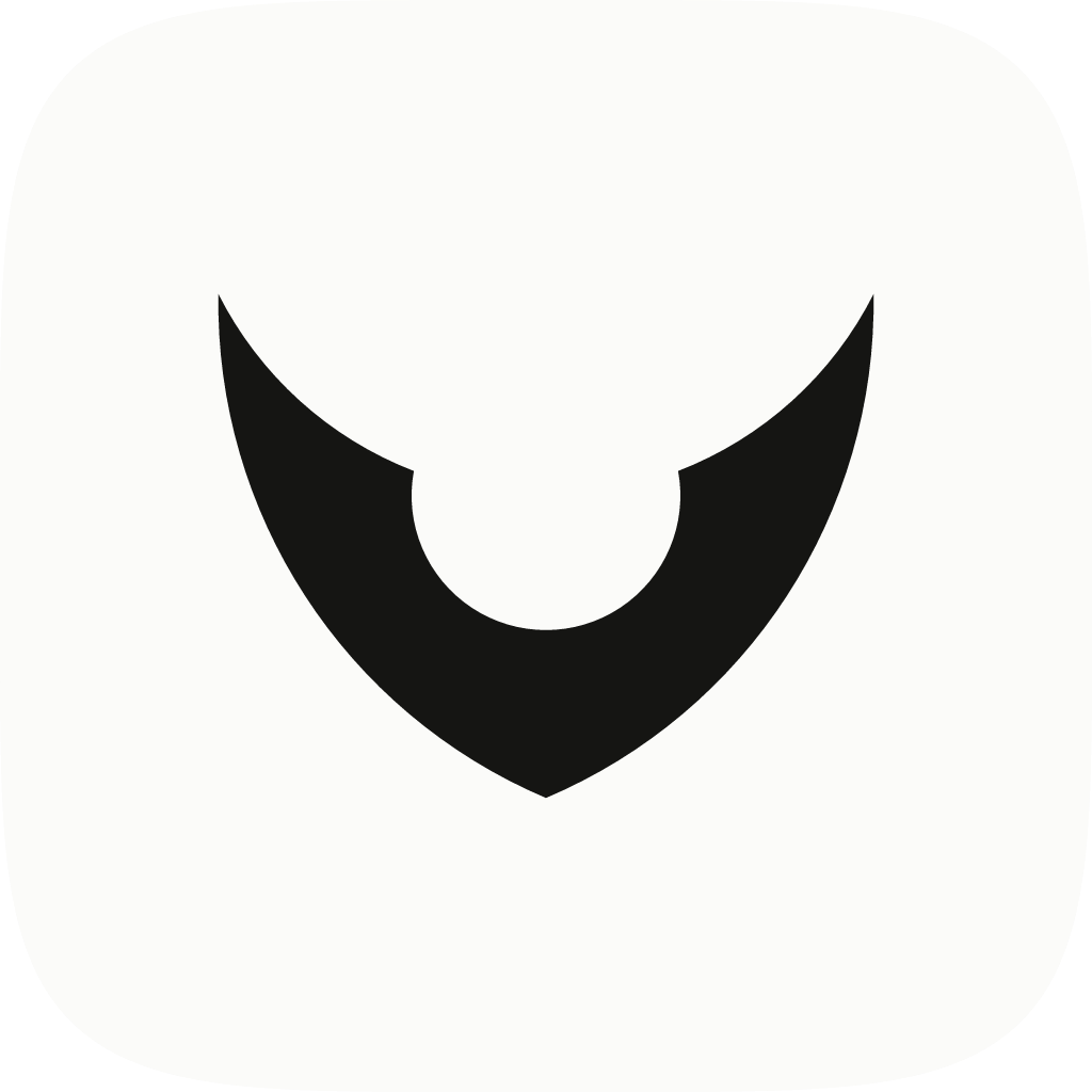 The Vinena app icon, dark